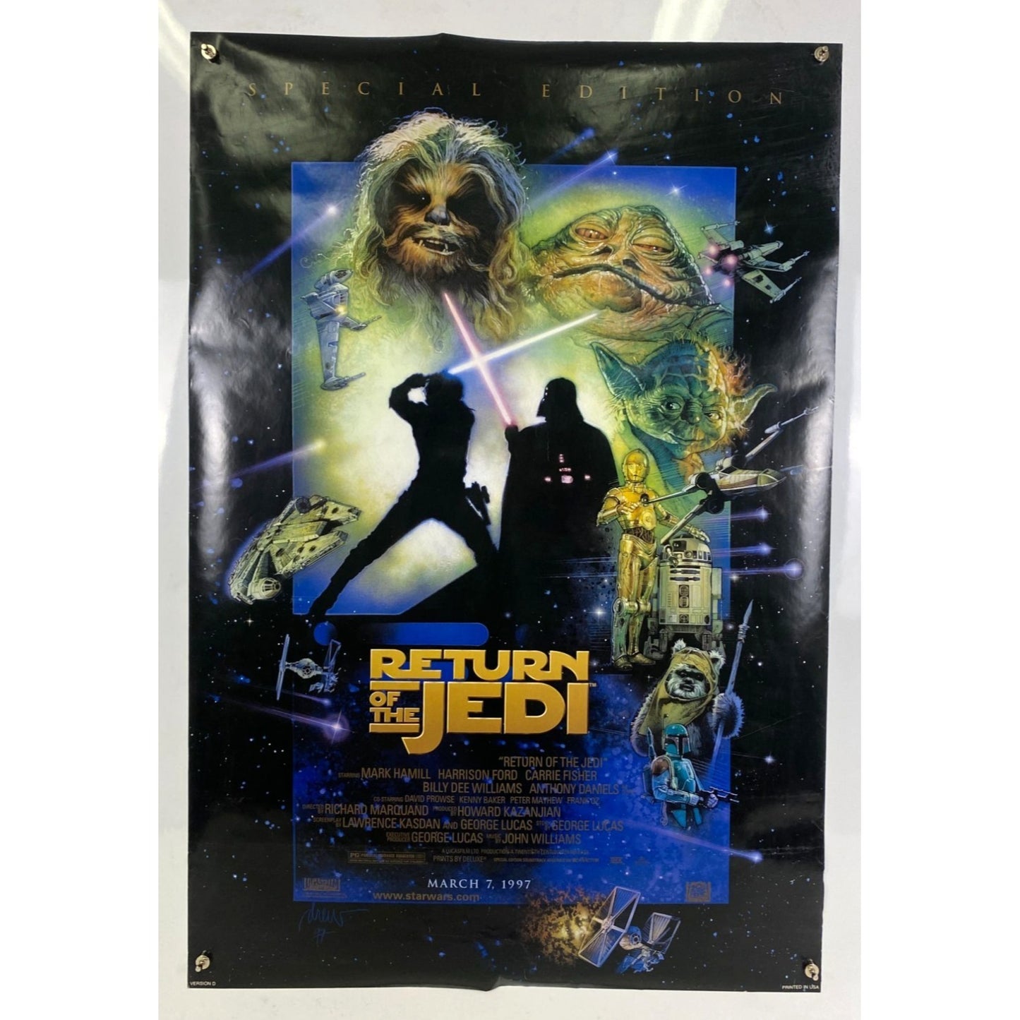 Star Wars: Return of the Jedi (1997) Special Edition Original Movie Poster 27x41