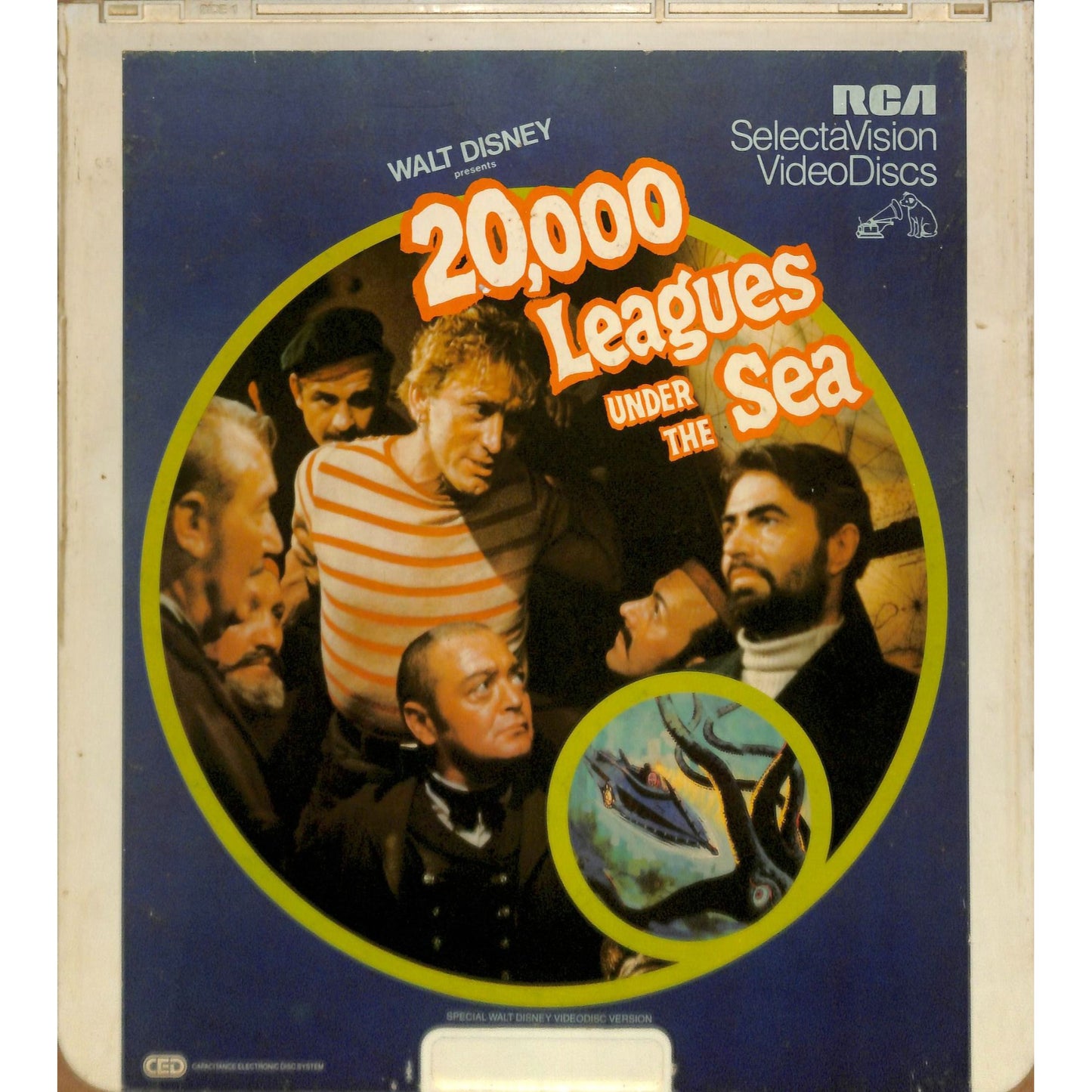 20,000 Leagues Under the Sea (1954) CED Videodisc TESTED WORKING