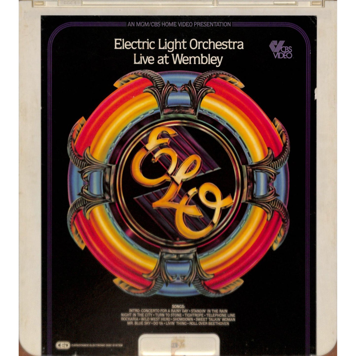Electric Light orchestra (1978) CED RCA SelectaVision Videodisc TESTED WORKING
