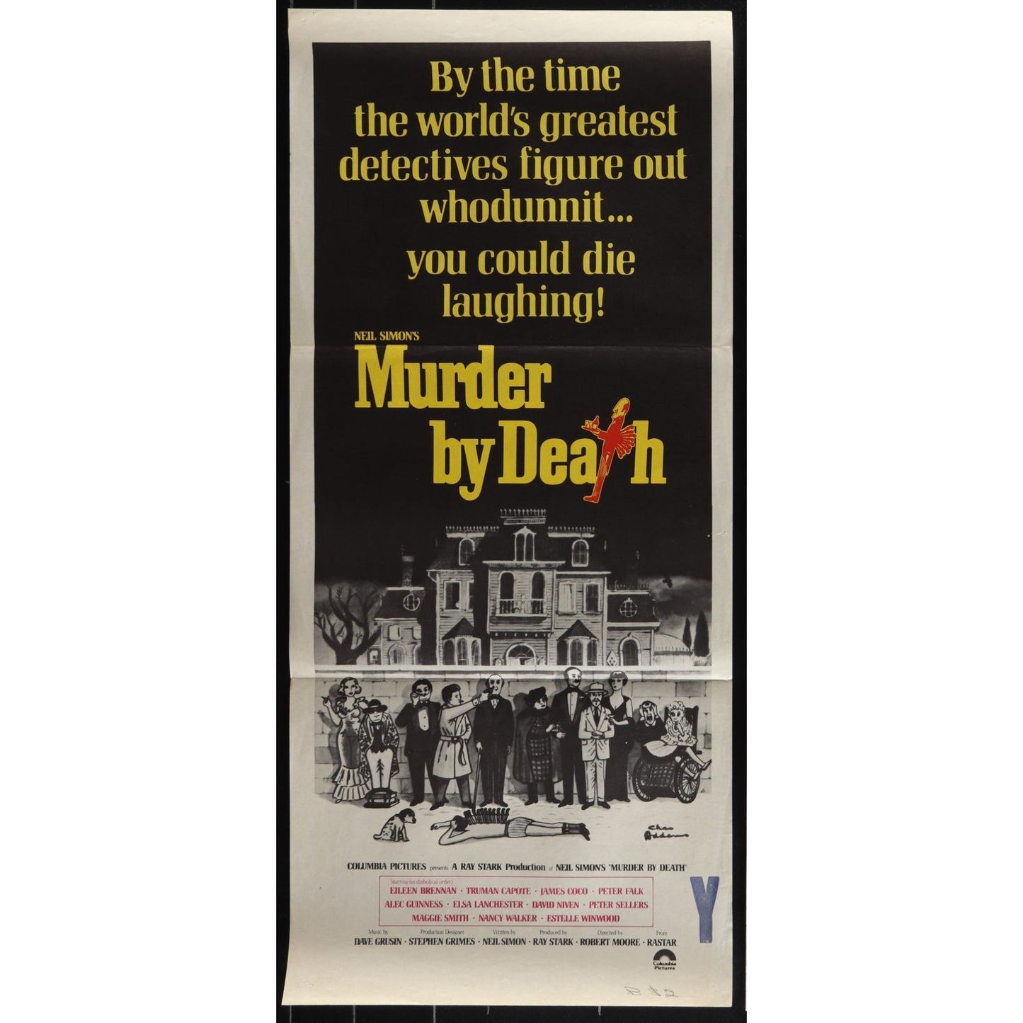 Murder by Death (1976) Original Australian Daybill Movie Poster 13x30