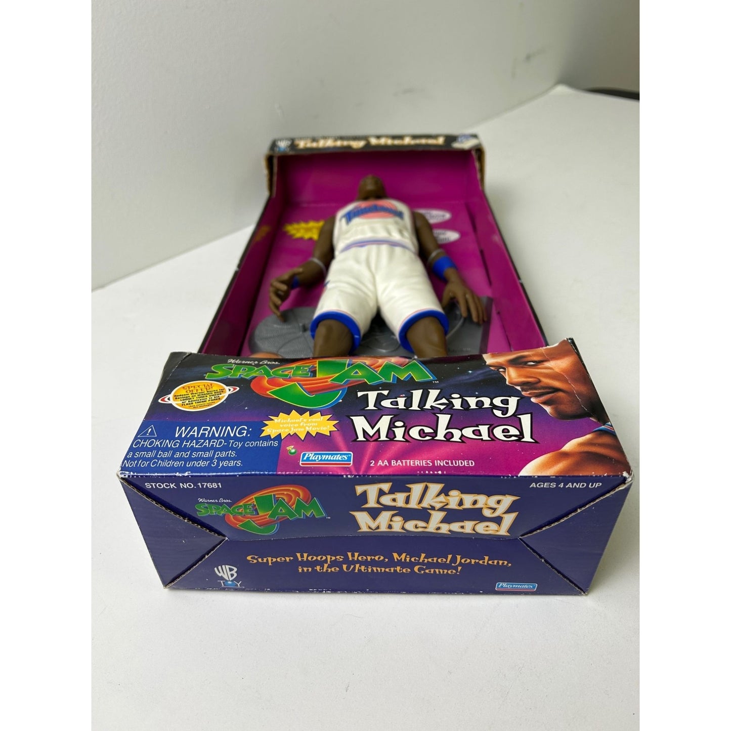 Vintage 1996 Space Jam Michael Jordan "Talking Michael" Figure