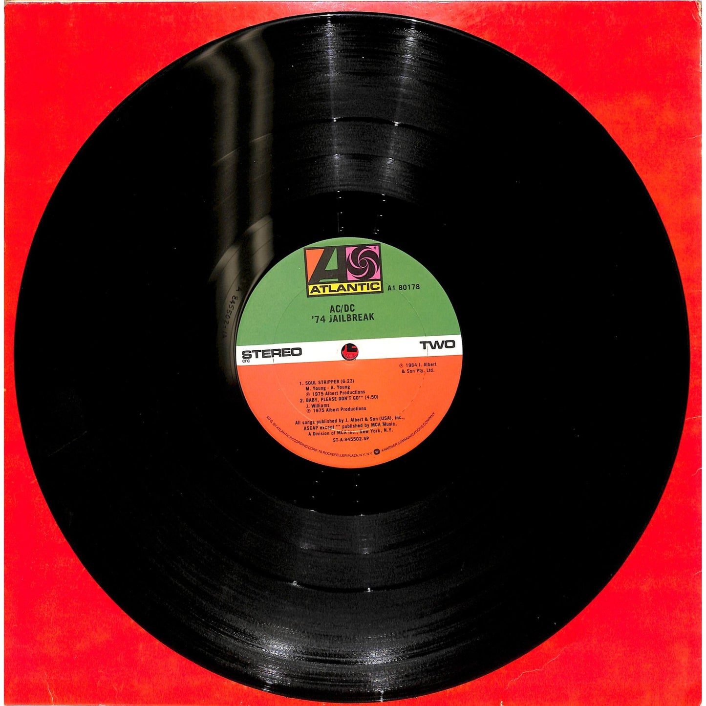 AC/DC - '74 Jailbreak Vinyl Record A1 80178