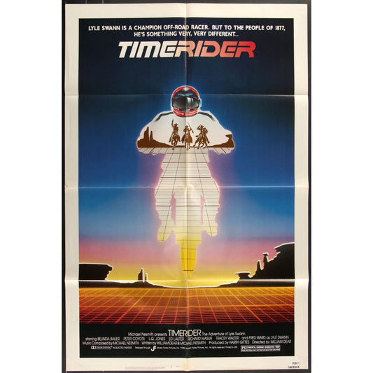 Timerider: The Adventure of Lyle Swann (1982) Original Movie Poster Folded 27x41