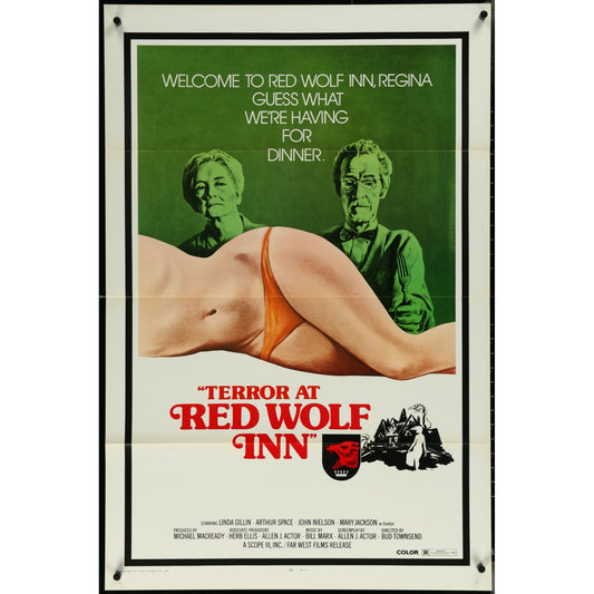 Terror At Red Wolf Inn (1972) Original Movie Poster Folded 27x41 EM8-494