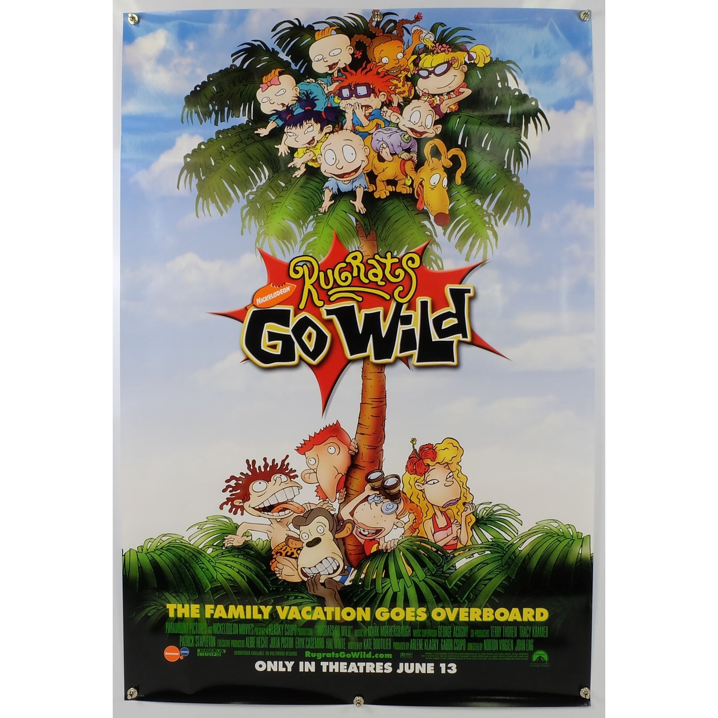 Rugrats Go Wild (2003) Original Movie Poster Rolled 27x40