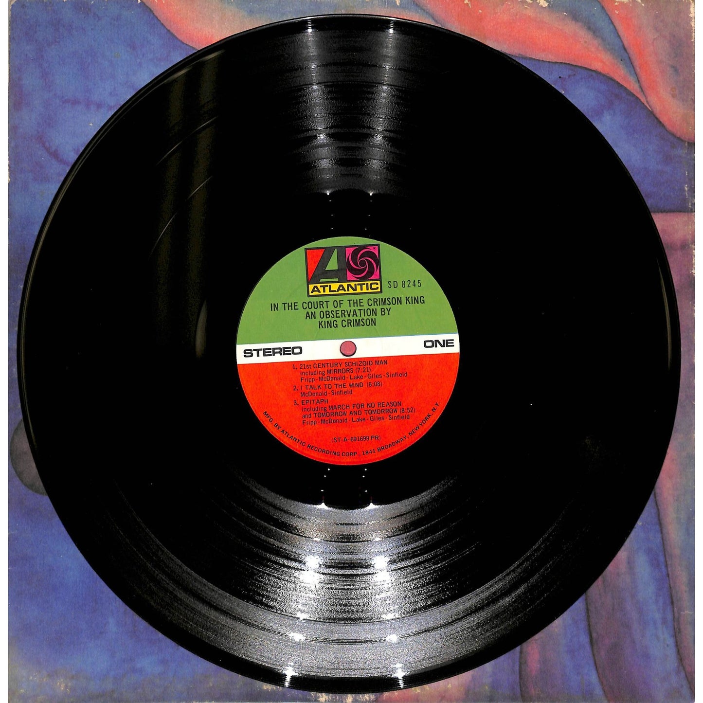 King Crimson - In the Court of the Crimson King Vinyl Record SD 8245