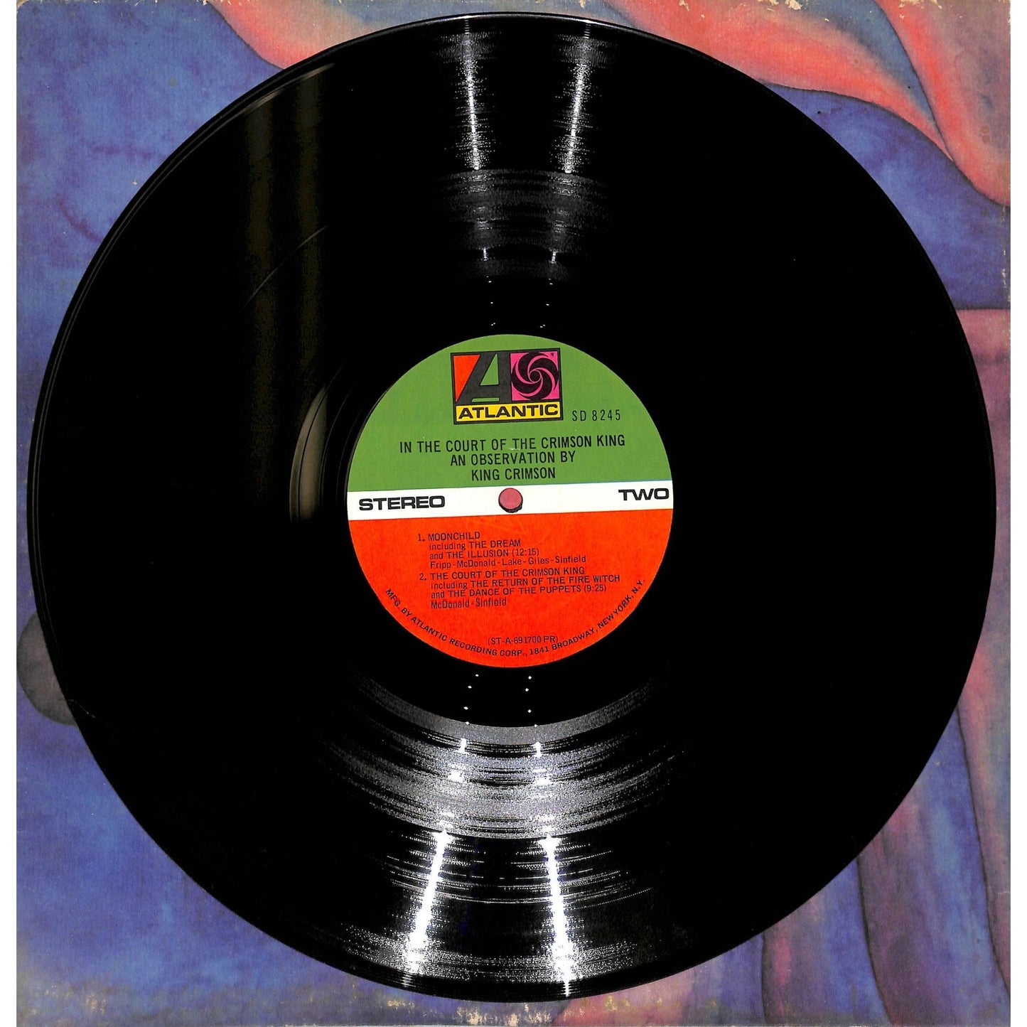 King Crimson - In the Court of the Crimson King Vinyl Record SD 8245