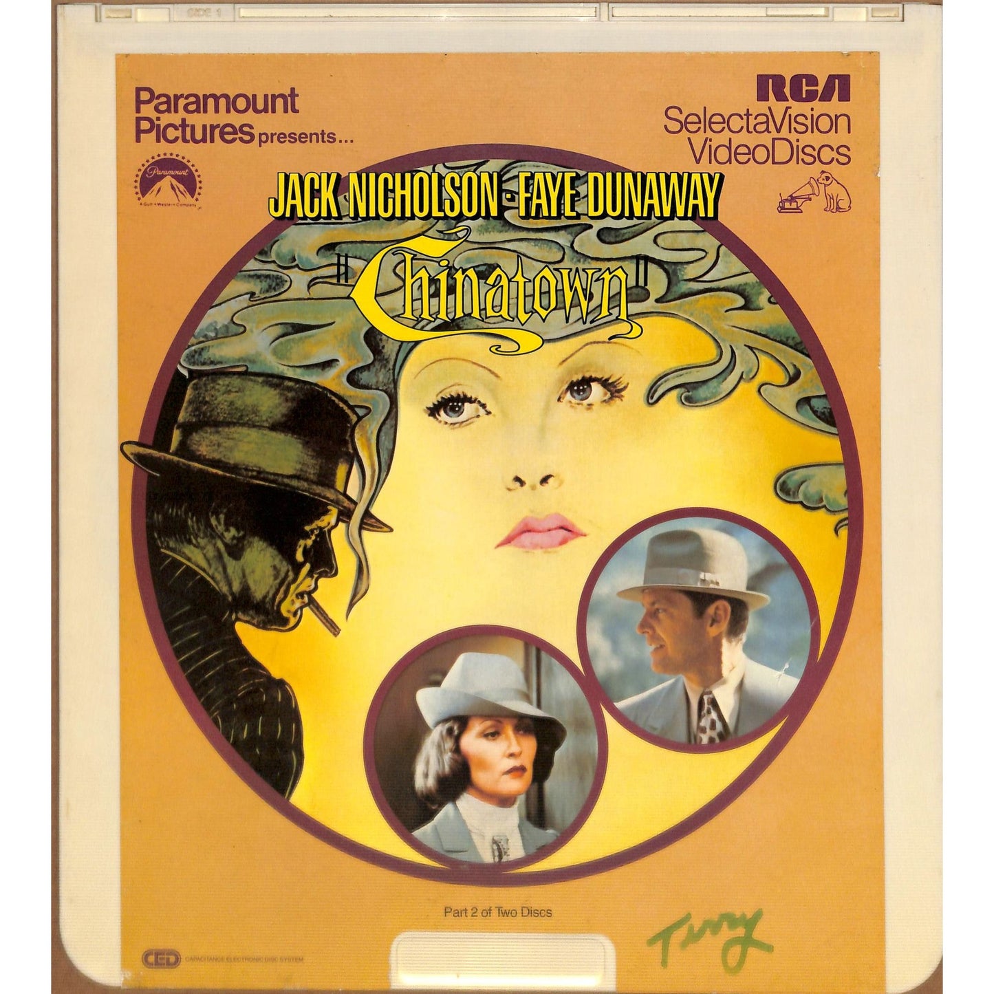 Chinatown (1974) Vintage CED Videodisc TESTED WORKING