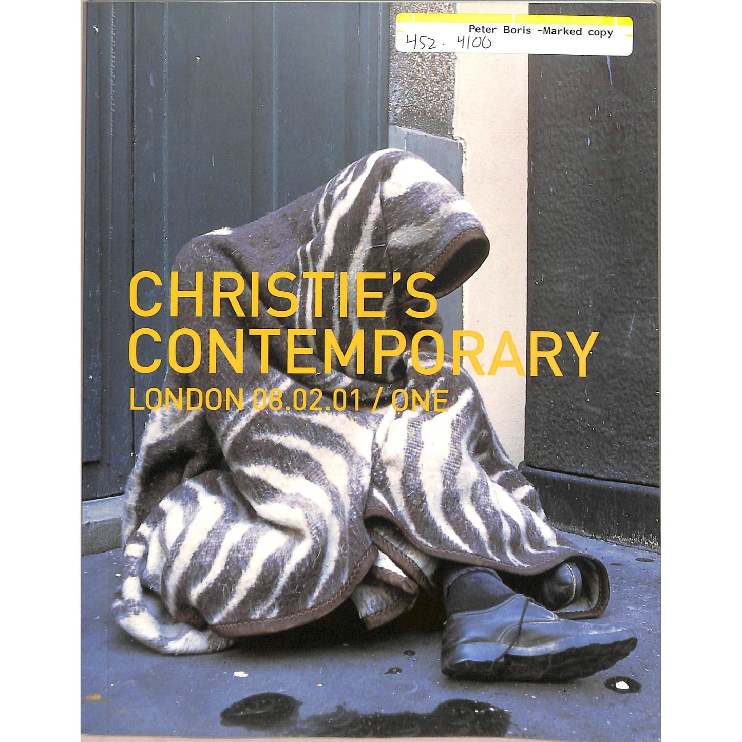 Christie's Contemporary One Art Auction Catalog February 8, 2001