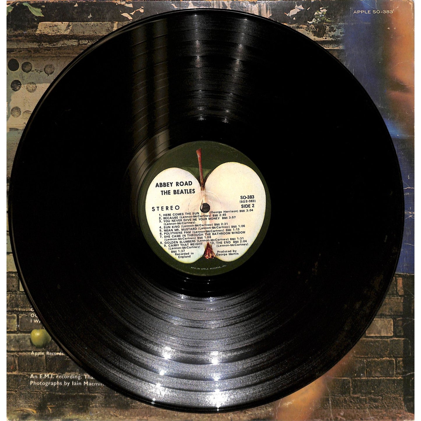 The Beatles - Abbey Road Vinyl Record SO-383