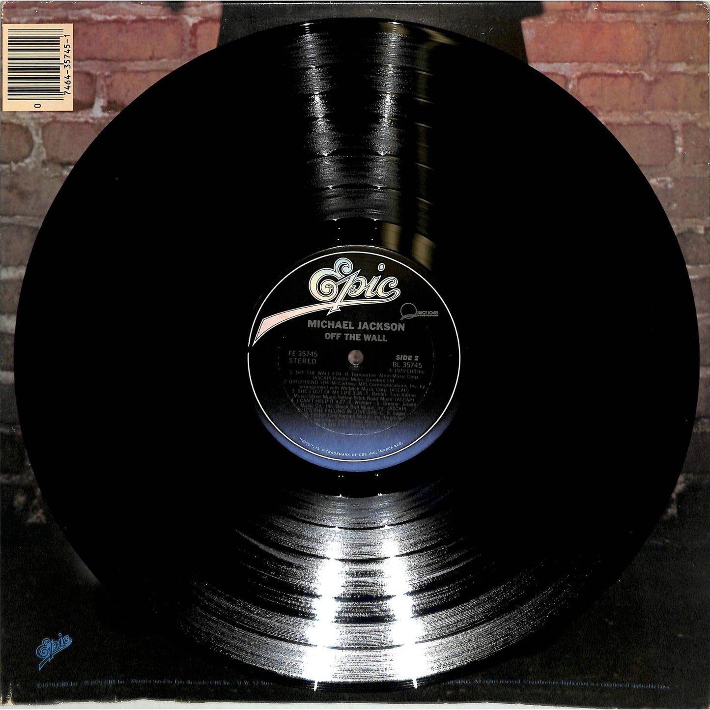 Michael Jackson - Off the Wall (1979) Vinyl Record FE 35745