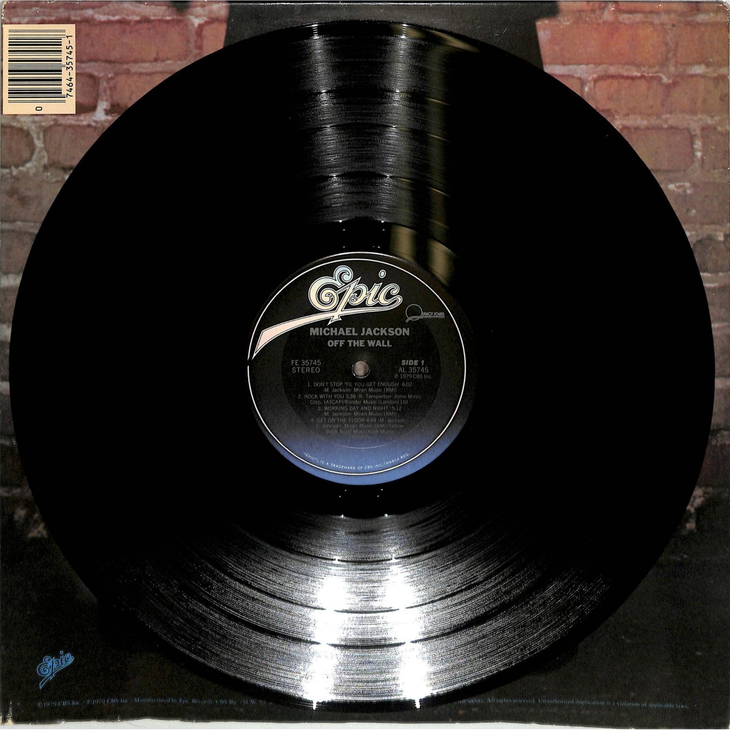 Michael Jackson - Off the Wall (1979) Vinyl Record FE 35745