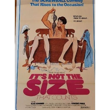 It's Not the Size That Counts (1974) Original Movie Poster 27x41