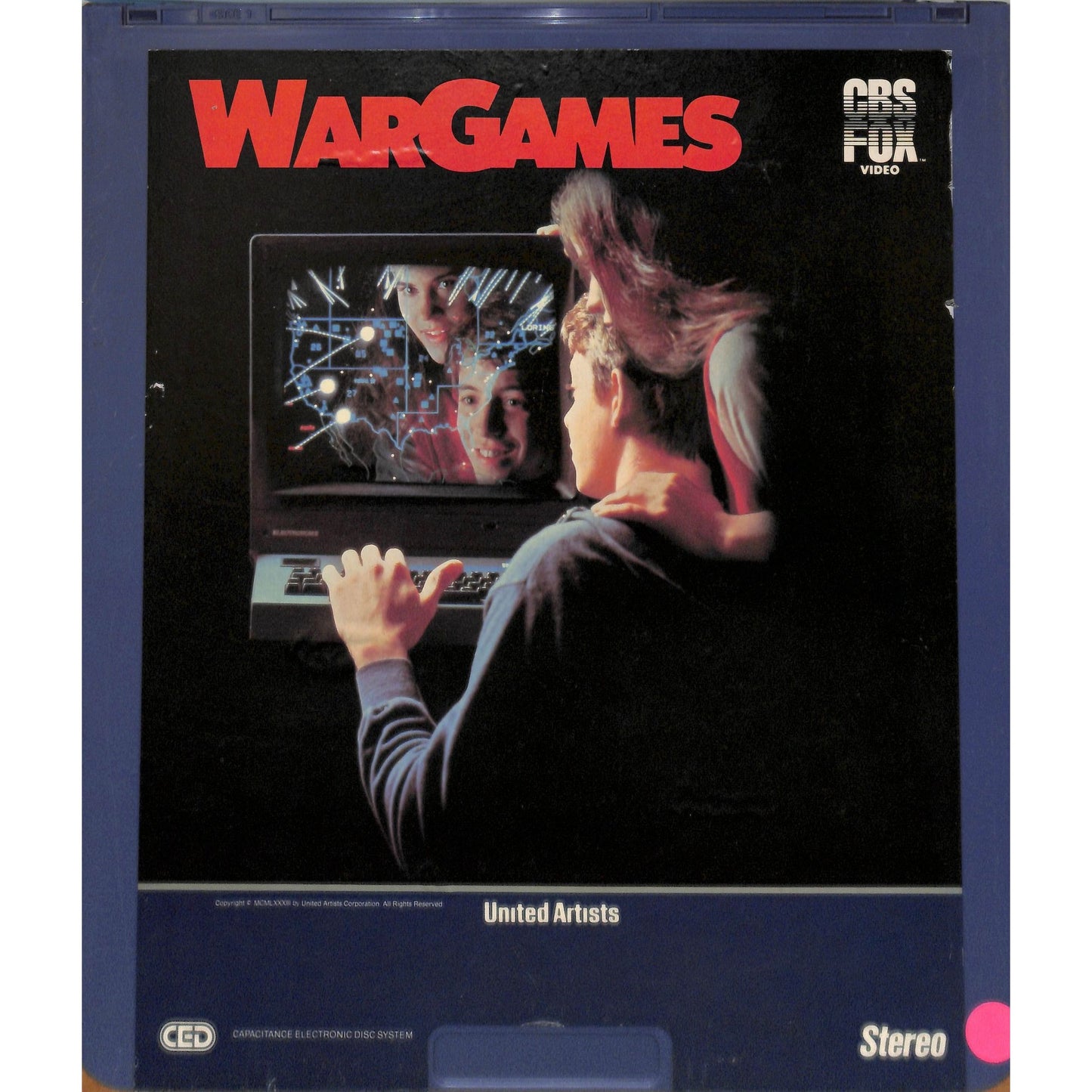 WarGames (1983) Vintage CED RCA SelectaVision Videodisc Tested WORKING