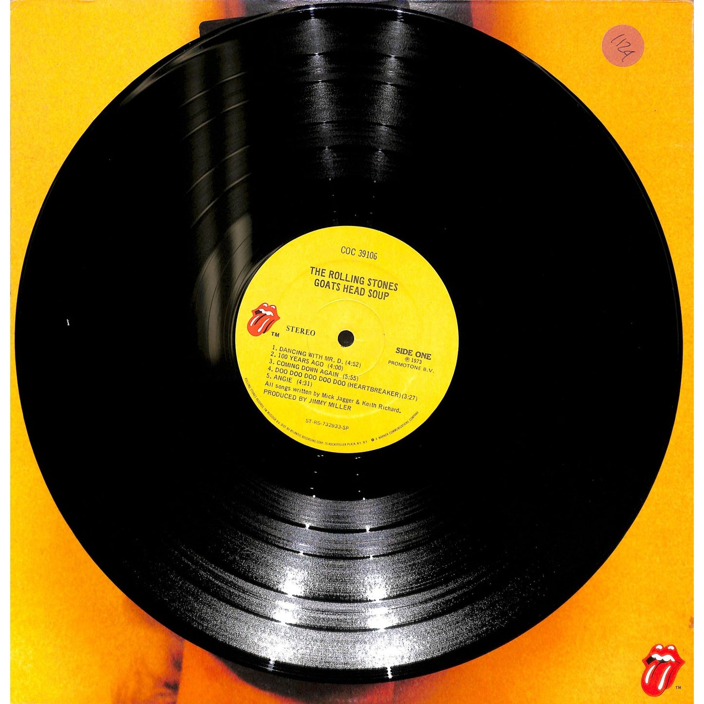 The Rolling Stones - Goats Head Soup Vinyl Record COC 59101