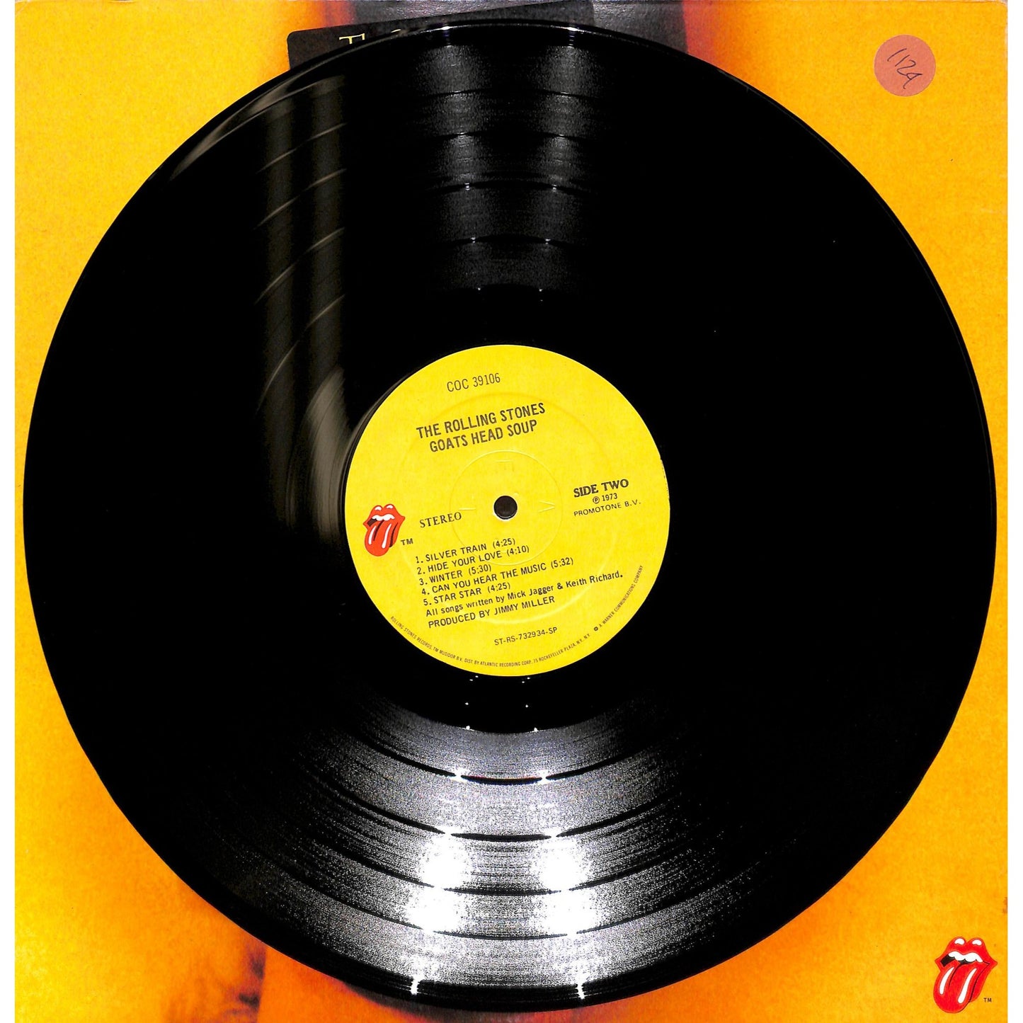 The Rolling Stones - Goats Head Soup Vinyl Record COC 59101