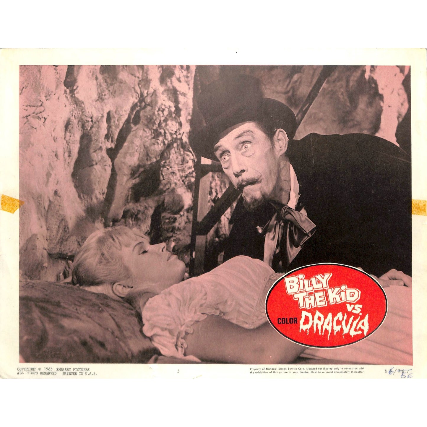Billy the Kid vs. Dracula (1966) Lobby Card #3 11X14