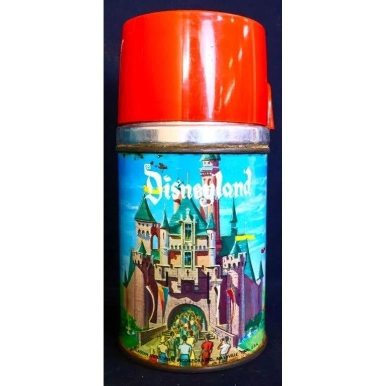 Vintage metal Disneyland lunchbox w/ thermos