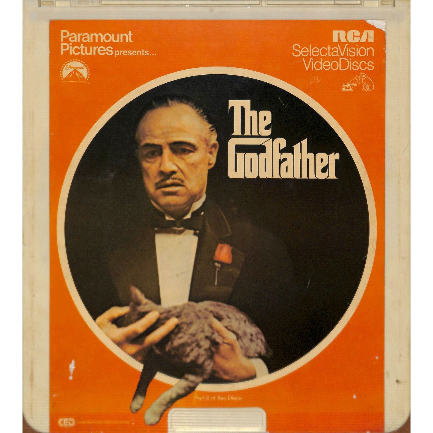 The Godfather Part 1 & 2 (1972) CED RCA SelectaVision Videodisc TESTED WORKING