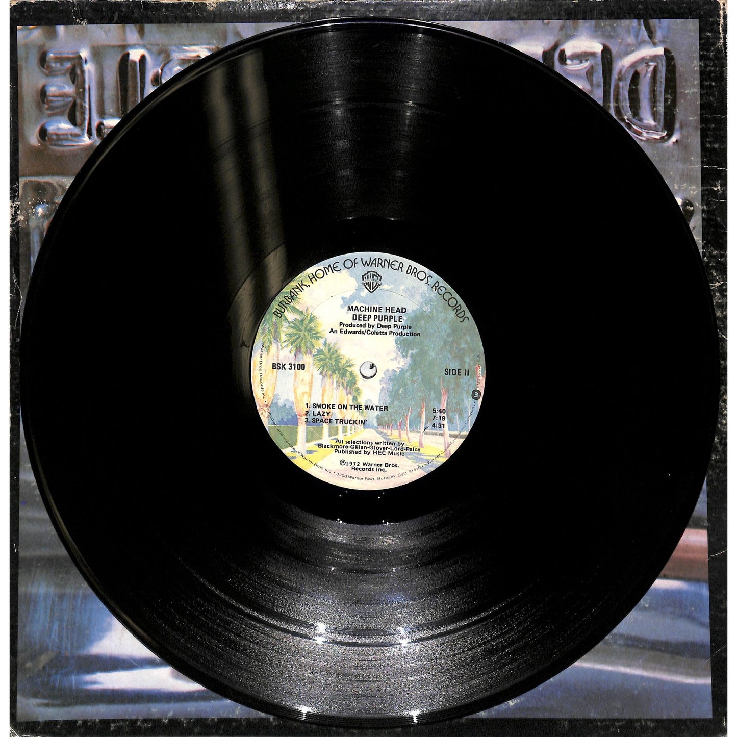 Deep Purple - Machine Head Vinyl Record BSK 3100