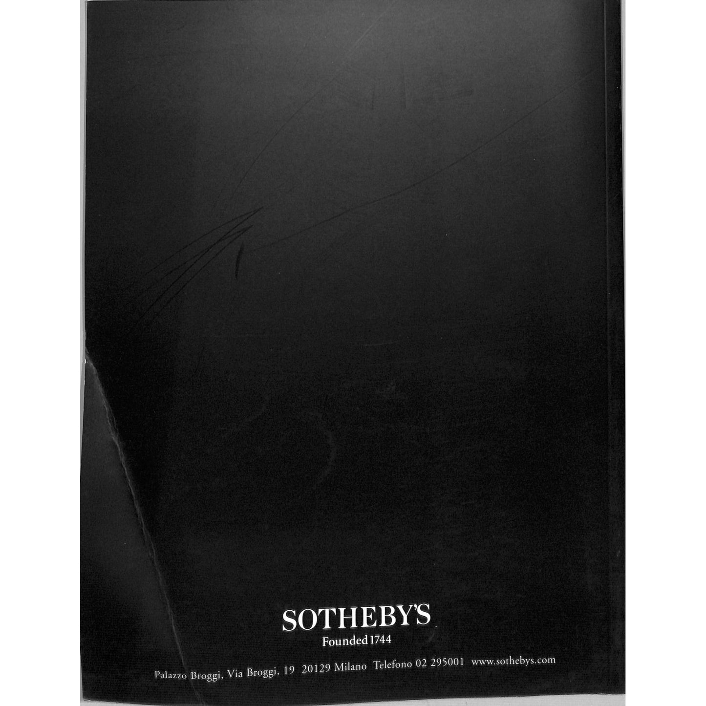 Sotheby's Arte Moderna E Contemporanea Auction Catalog November 21, 2000
