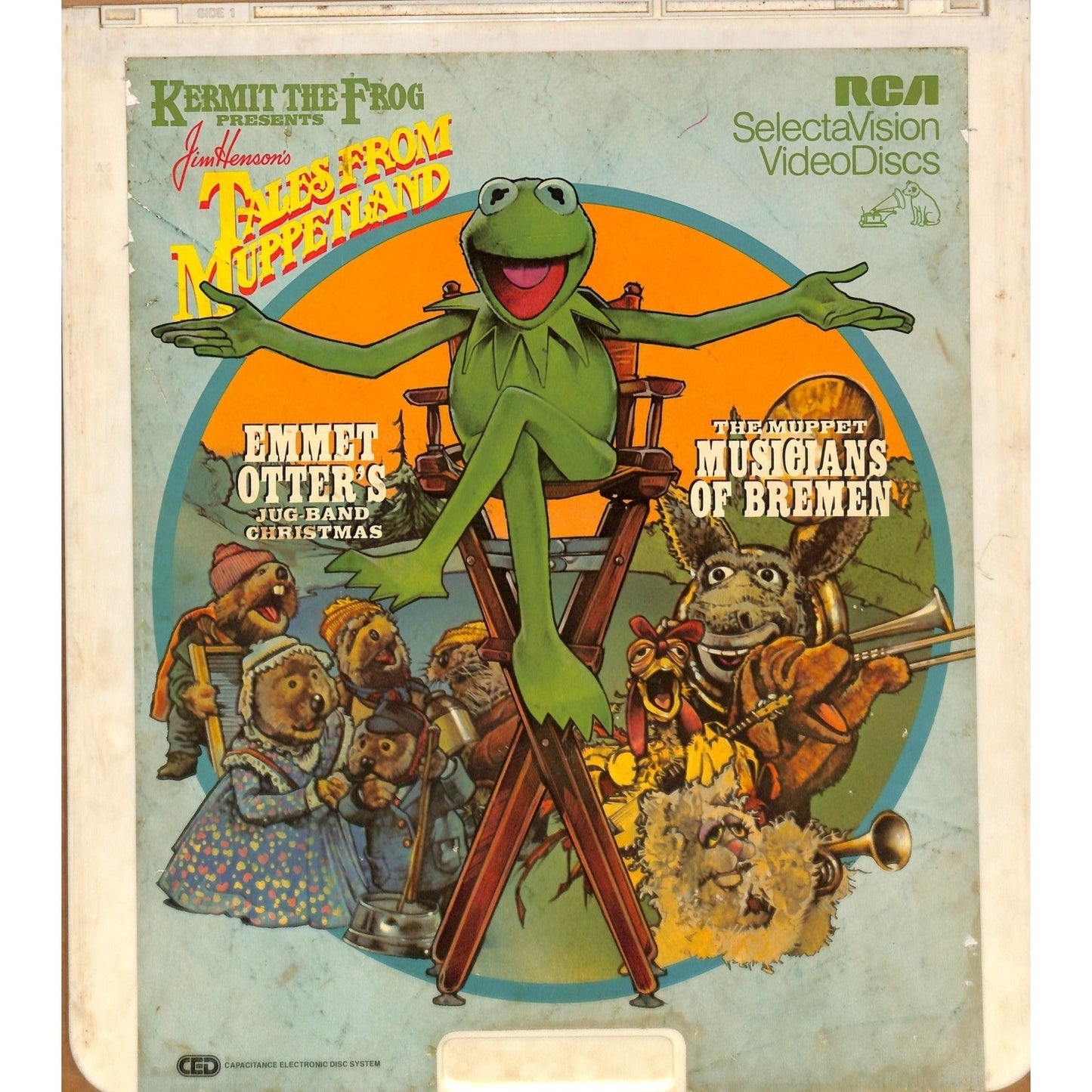 Tales From Muppet land (1974) CED RCA SelectaVision Videodisc TESTED WORKING