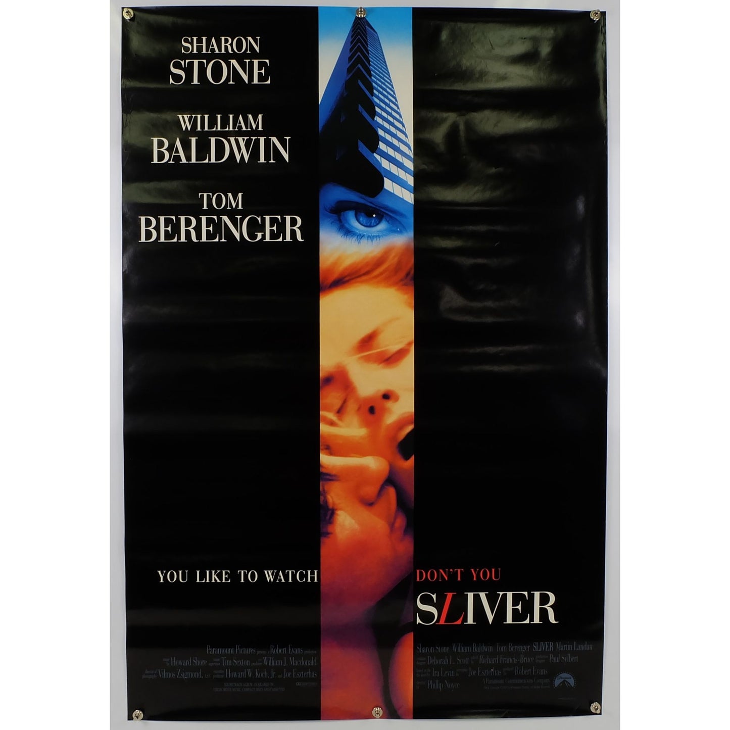 Sliver (1993) Original Movie Poster Rolled 27x40