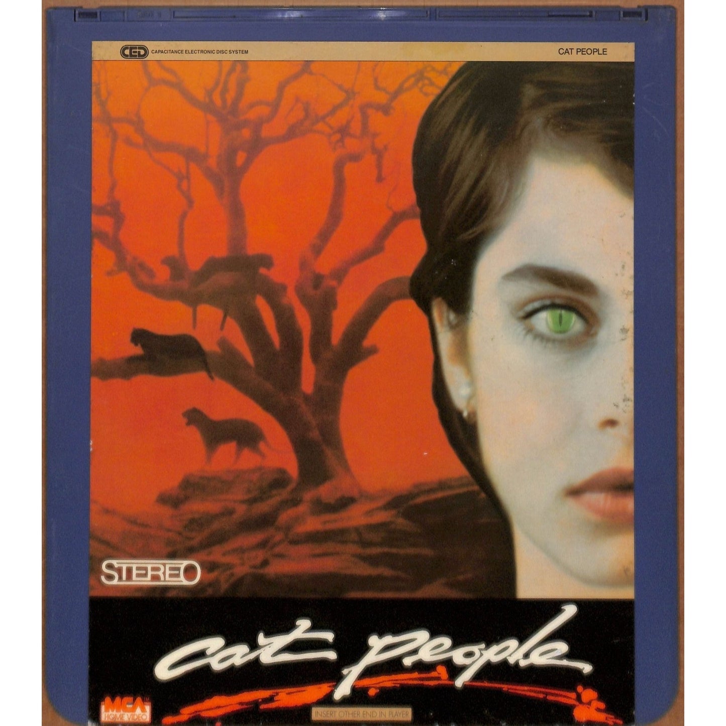 Cat People (1982) Vintage CED RCA SelectaVision VideoDisc TESTED WORKING