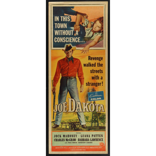 Joe Dakota (1957) Original Movie Poster 14x36