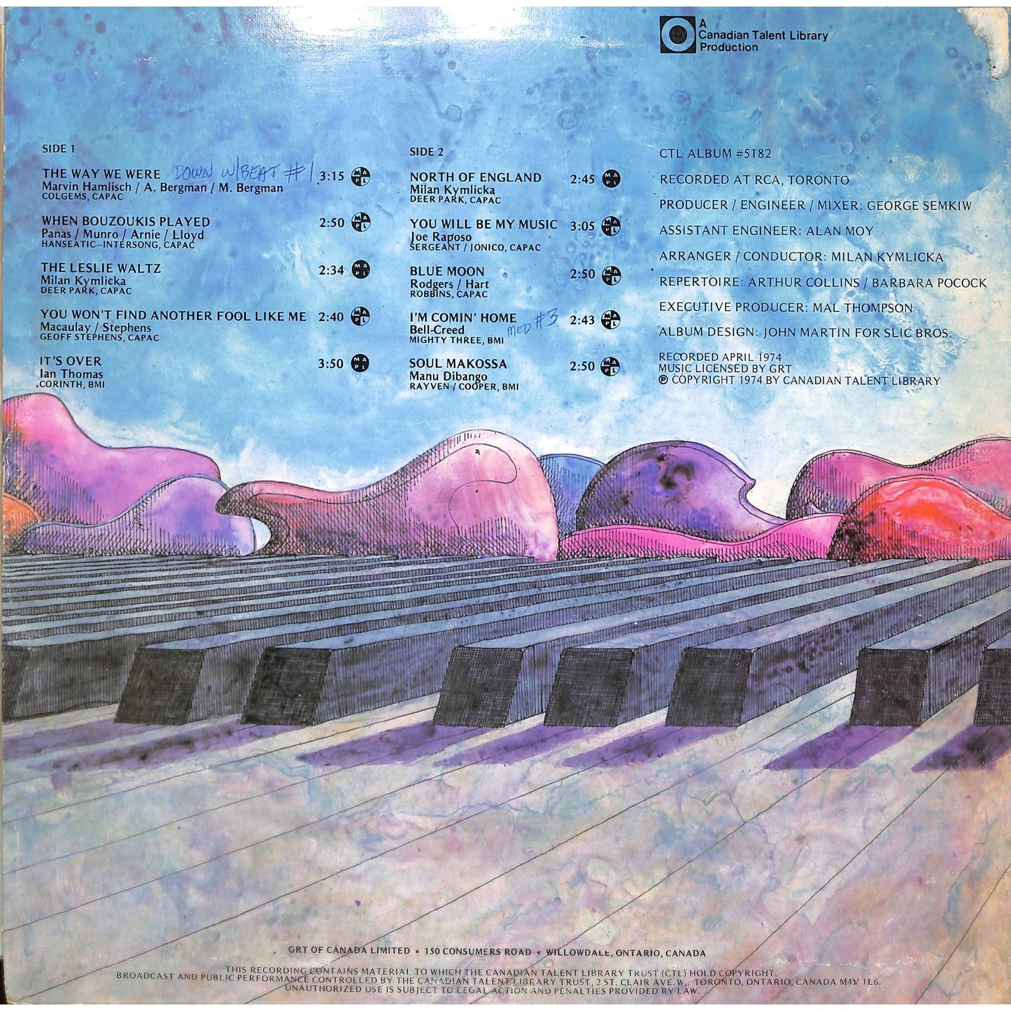 Milan Kymlicka - Collage (1974) Vinyl LP 9230-1047