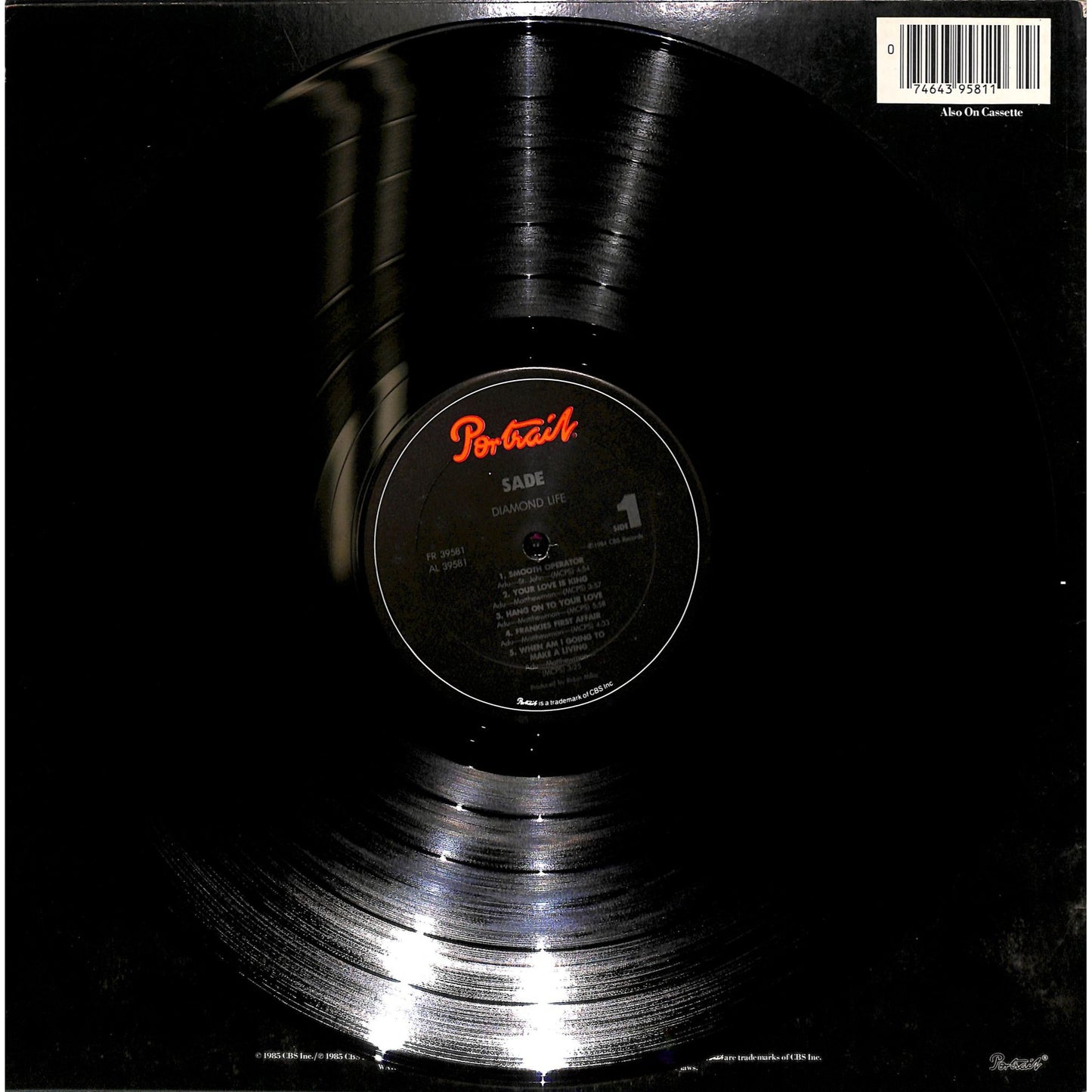 Sade - Diamond Life Vinyl Record FR 39581