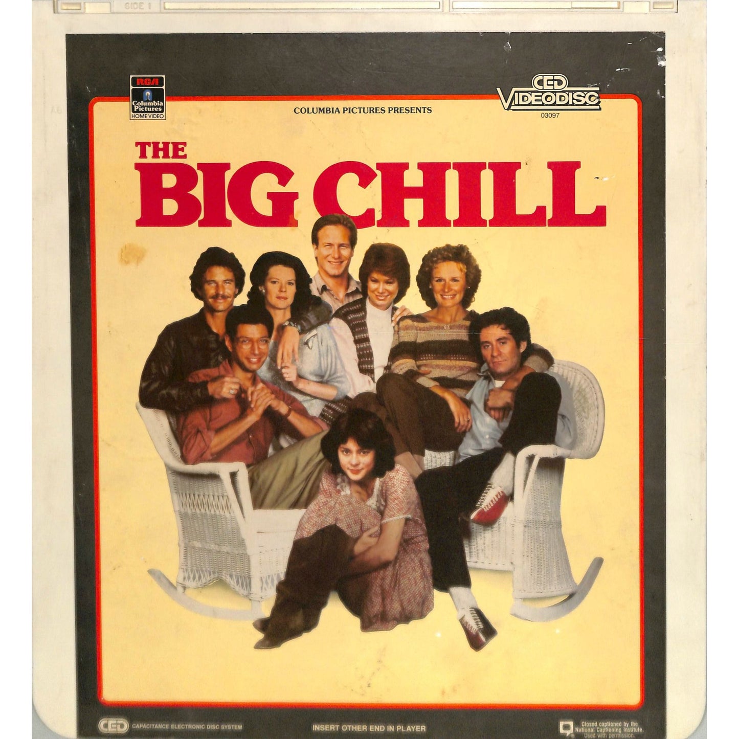 The Big Chill (1983) Vintage CED Videodisc