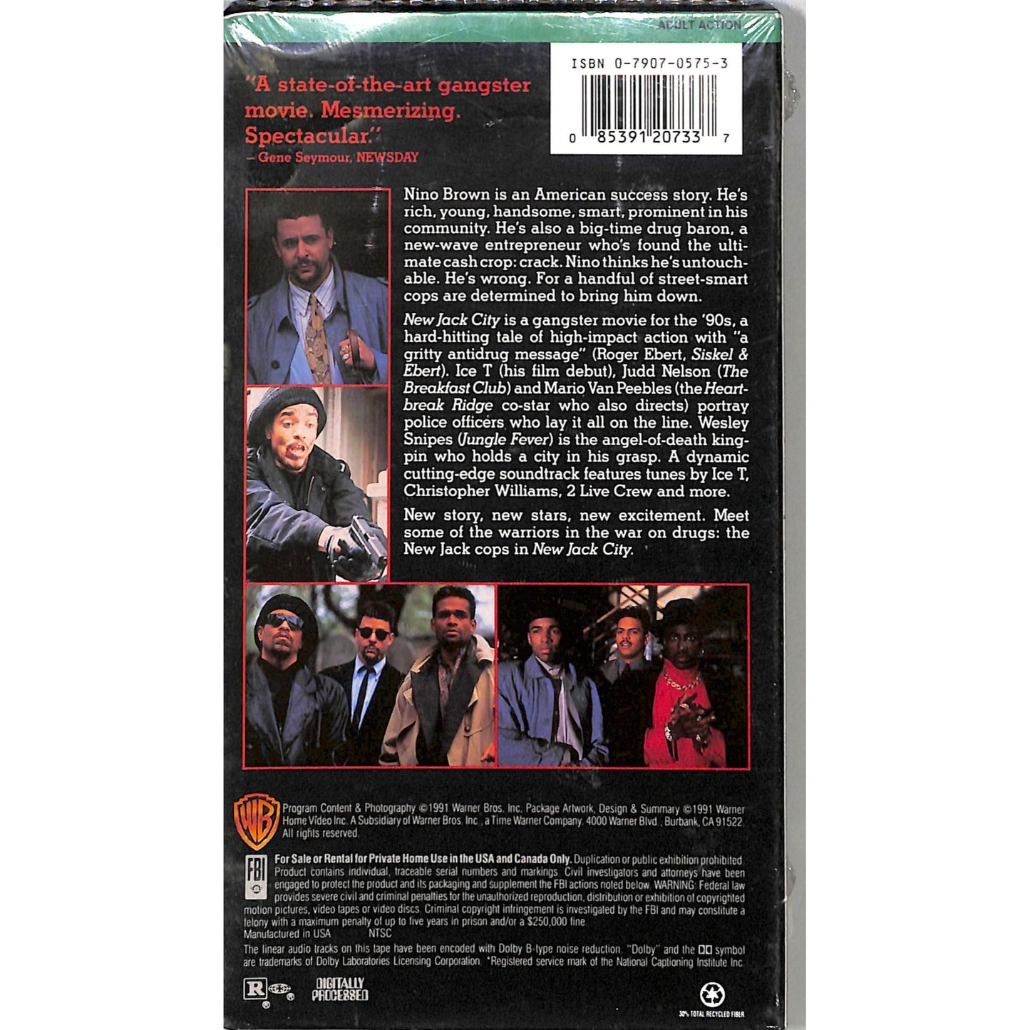 New Jack City (1991) BRAND NEW SEALED VHS