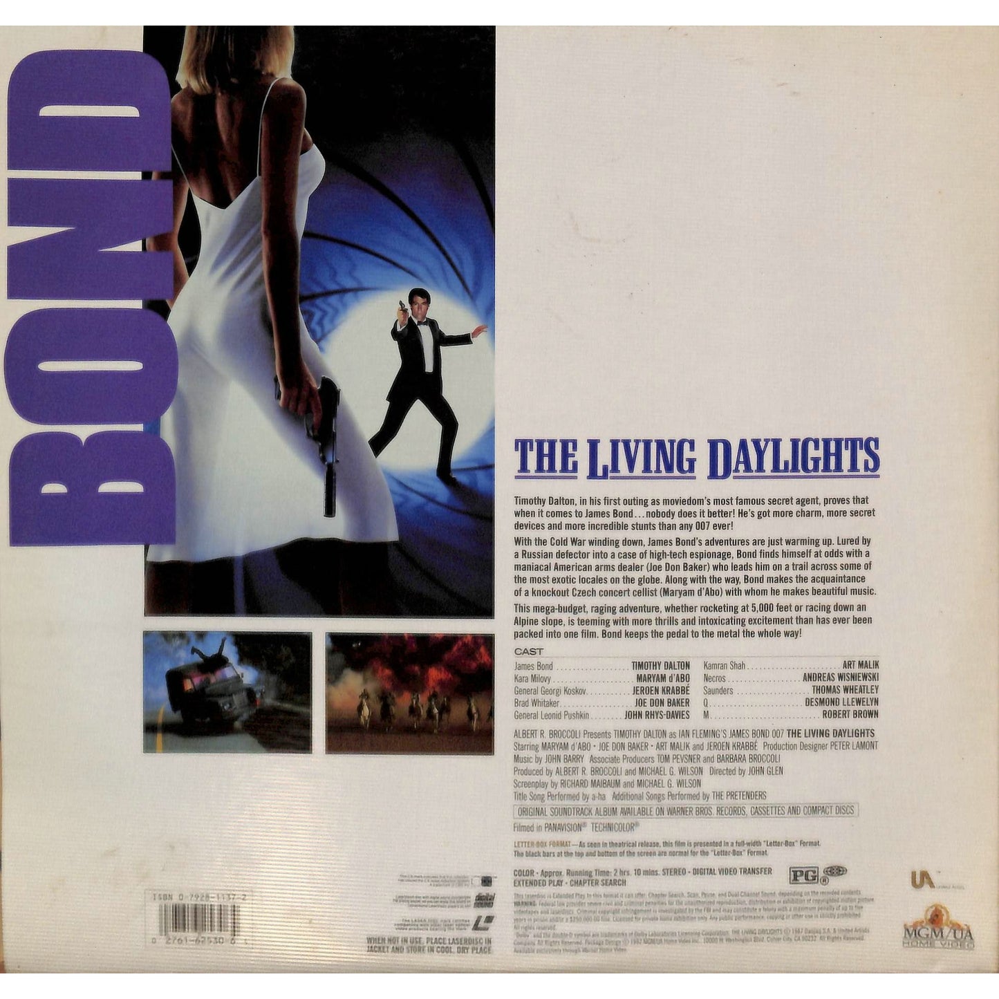 The Living Daylights (1987) Laserdisc Video