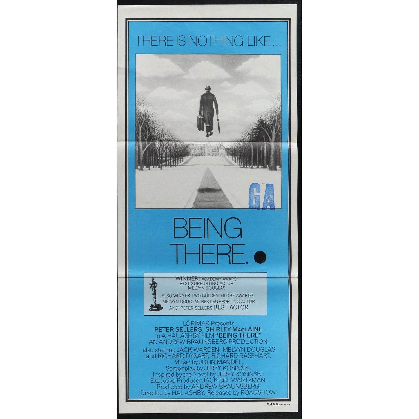 Being There (1979) Original Australian Day Bill Movie Poster