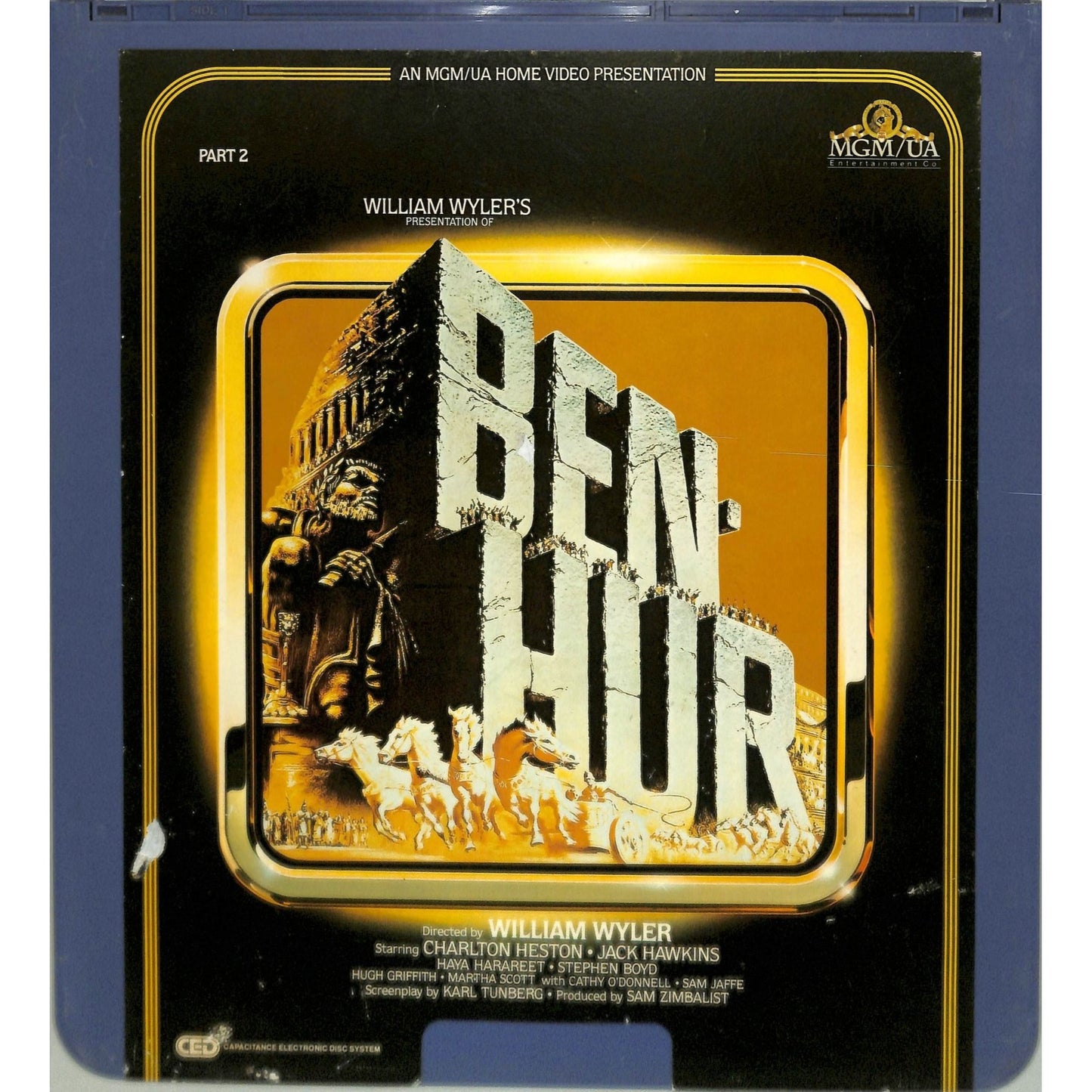 Ben-Hur (1959) Vintage Double CED Videodisc
