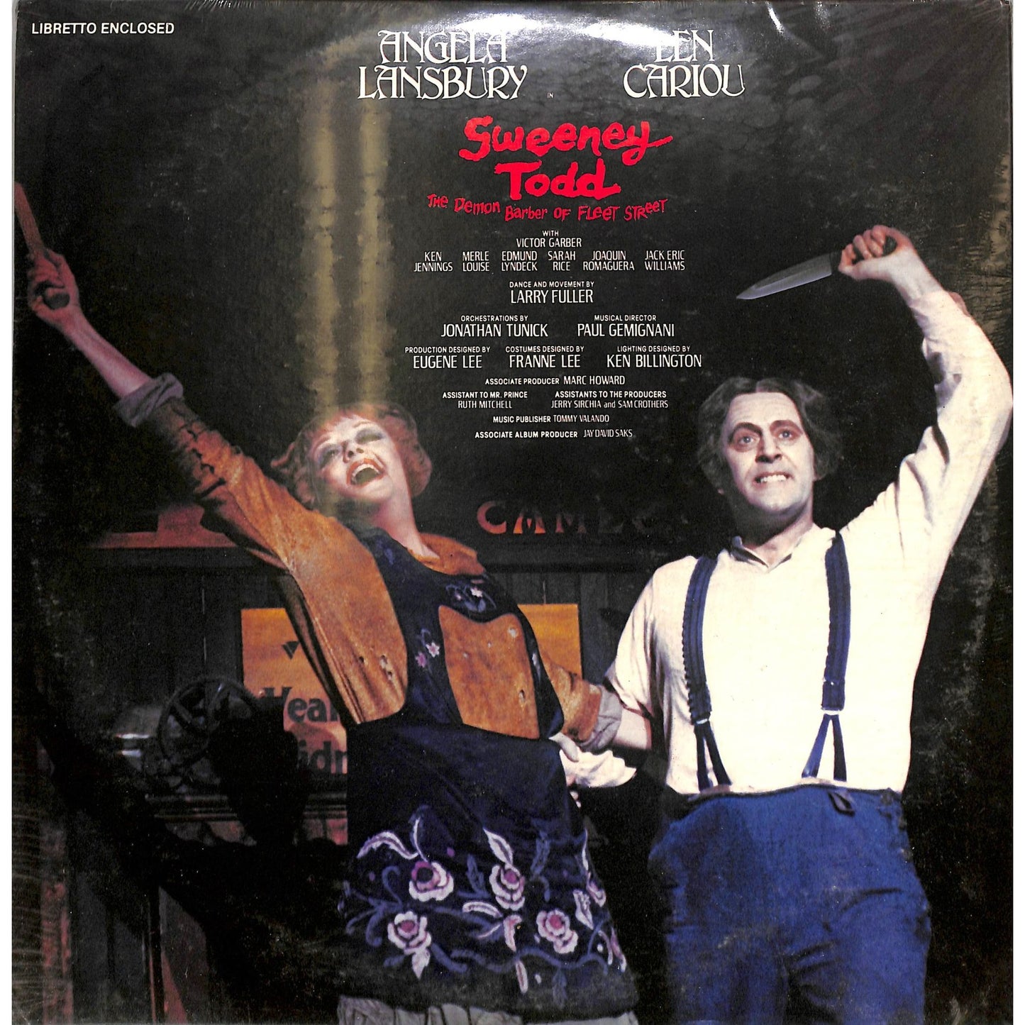 Stephen Sondheim - Sweeney Todd Soundtrack 2LP Vinyl Record CBL2-3379