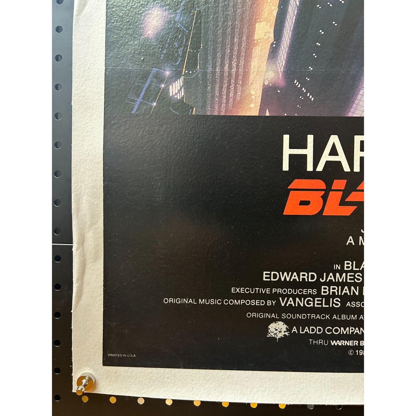 Blade Runner (1982) Original Linenbacked Restored Studio-Style One-Sheet 27x41