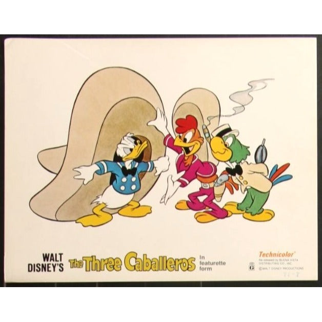 The Three Caballeros (1944) Original Lobby Card Movie Poster 11x14