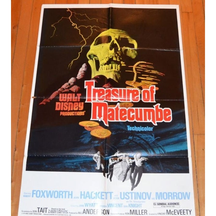 Treasure of Matecumbe (1976) Original Movie Poster Folded 27x41