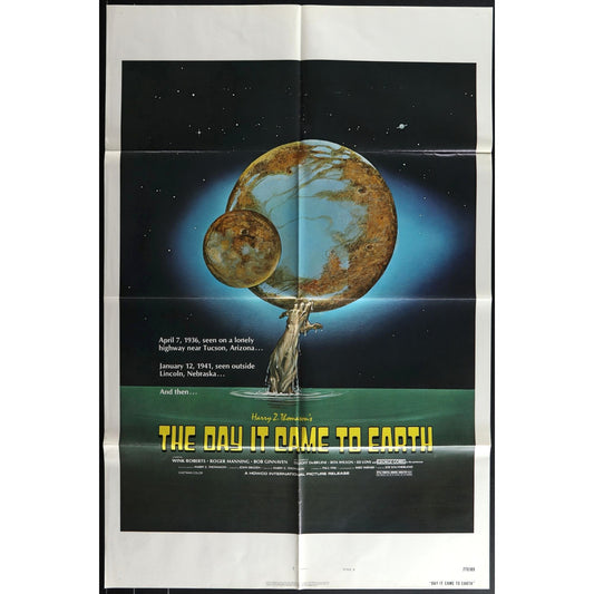 The Day It Came to Earth (1977) Original Movie Poster Folded 27x41 EM8-448
