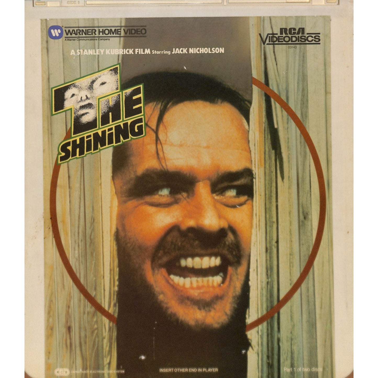 The shining Part 1 & 2 (1980) CED RCA SelectaVision TESTED WORKING.