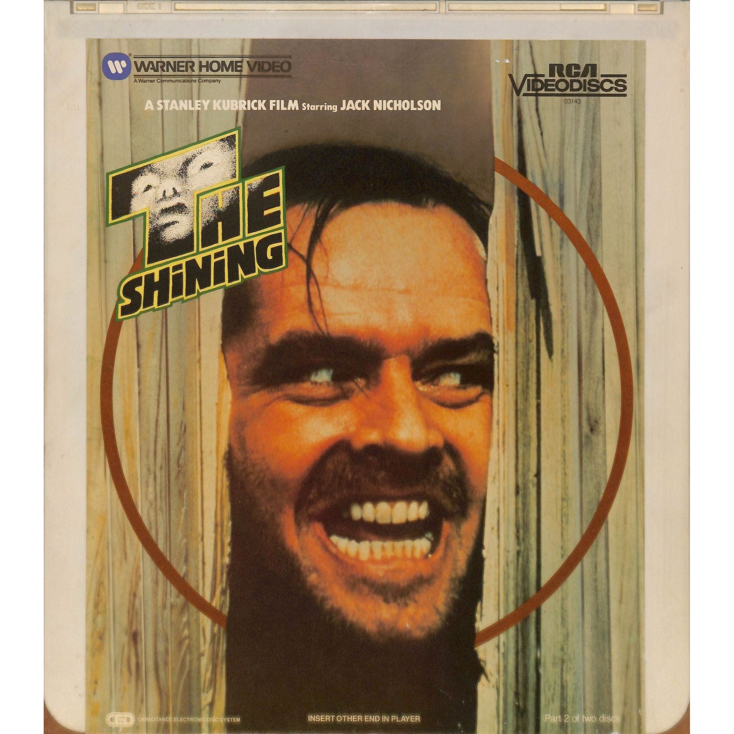 The shining Part 1 & 2 (1980) CED RCA SelectaVision TESTED WORKING.