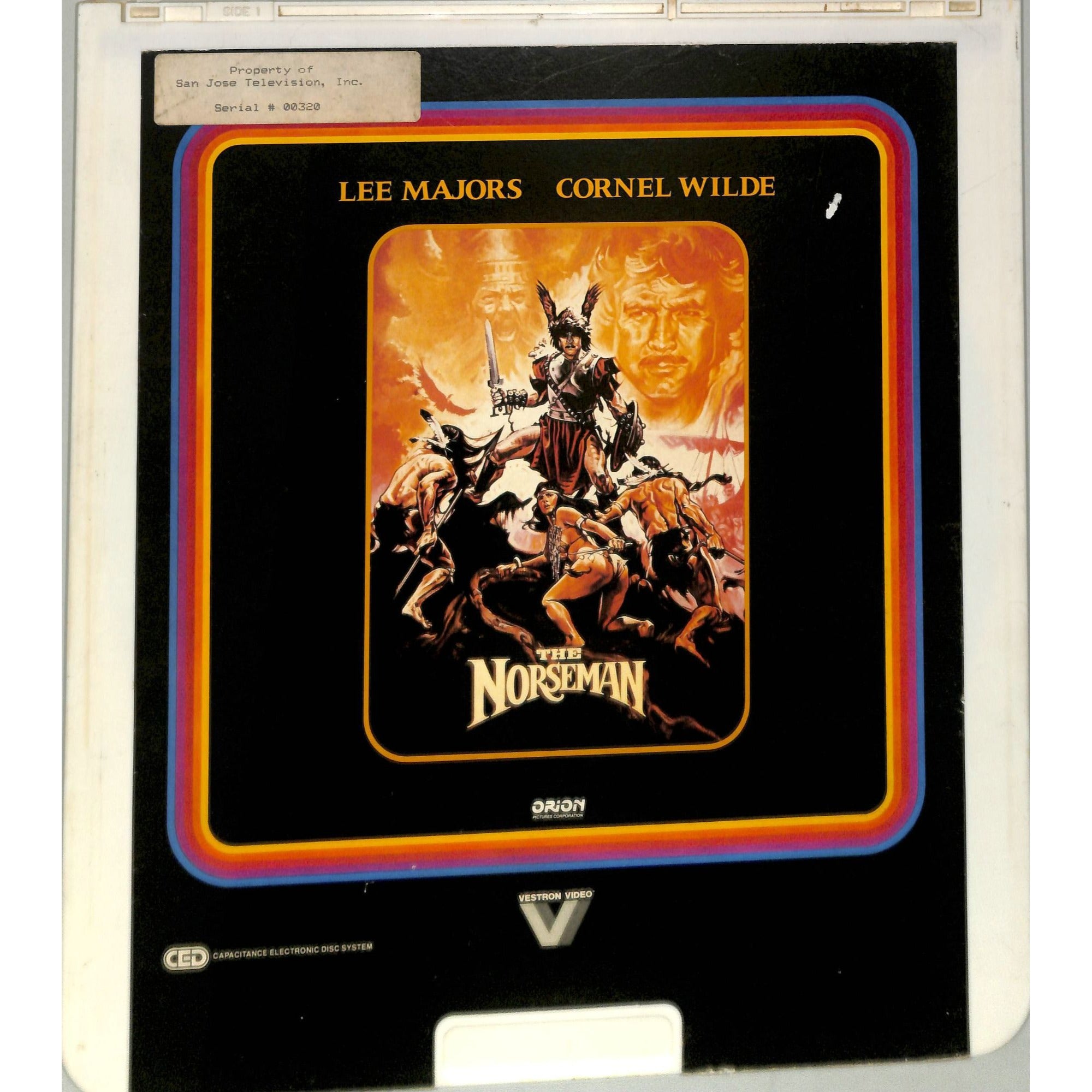 The Norseman (1978) Vintage CED Videodisc TESTED WORKING PopCatalog