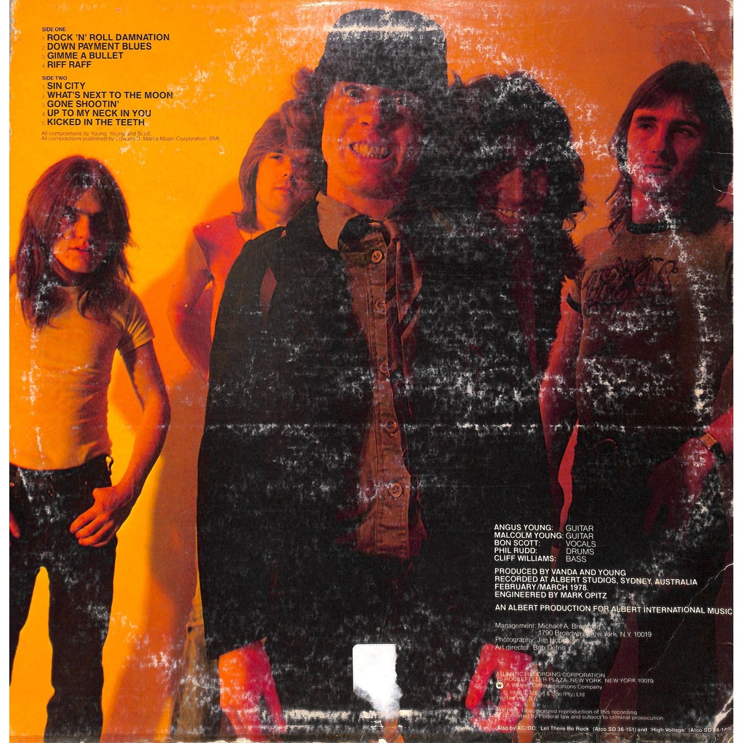 AC/DC - Powerage Vinyl Record SD 19180