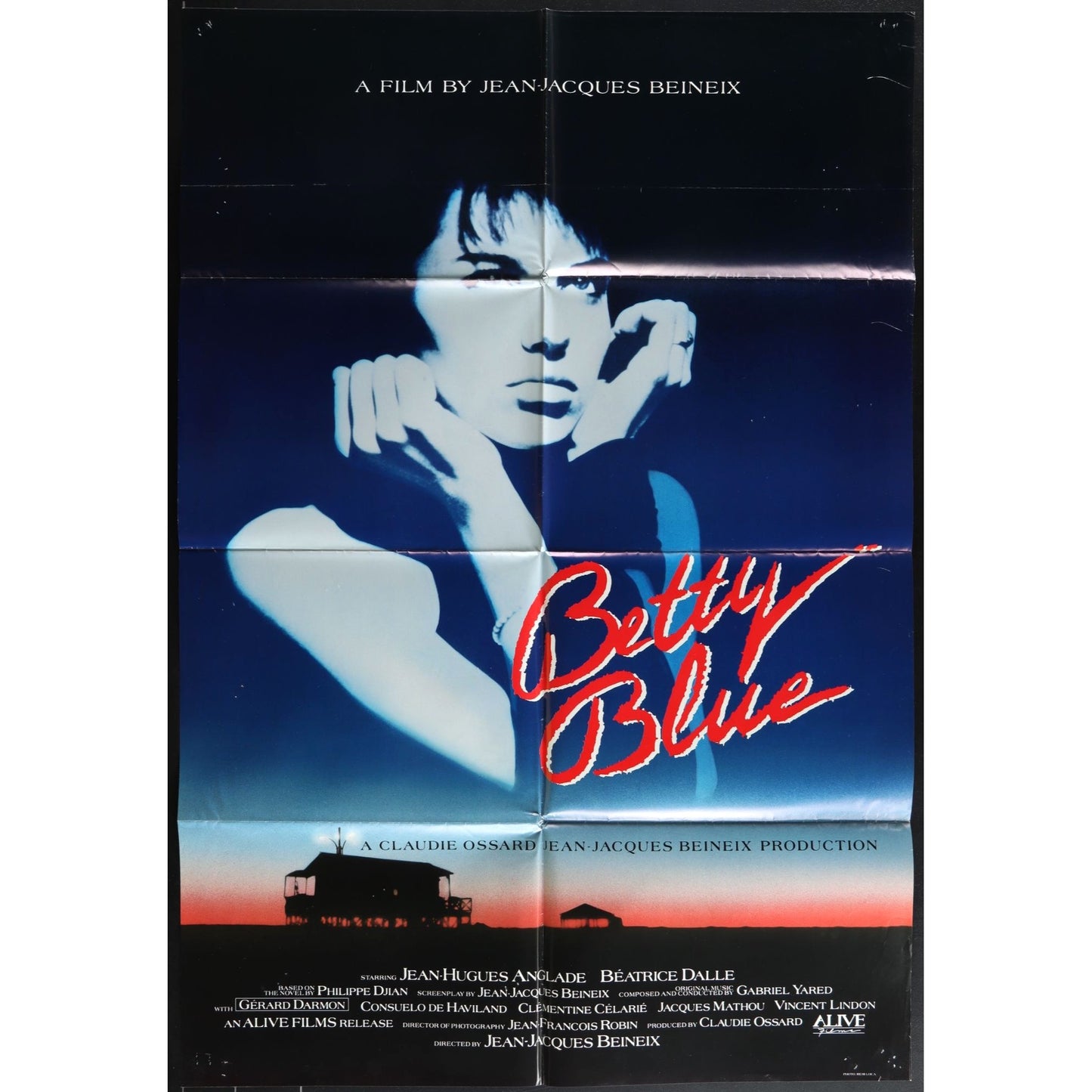 Betty Blue (1986) Original Movie Poster Folded 27x41