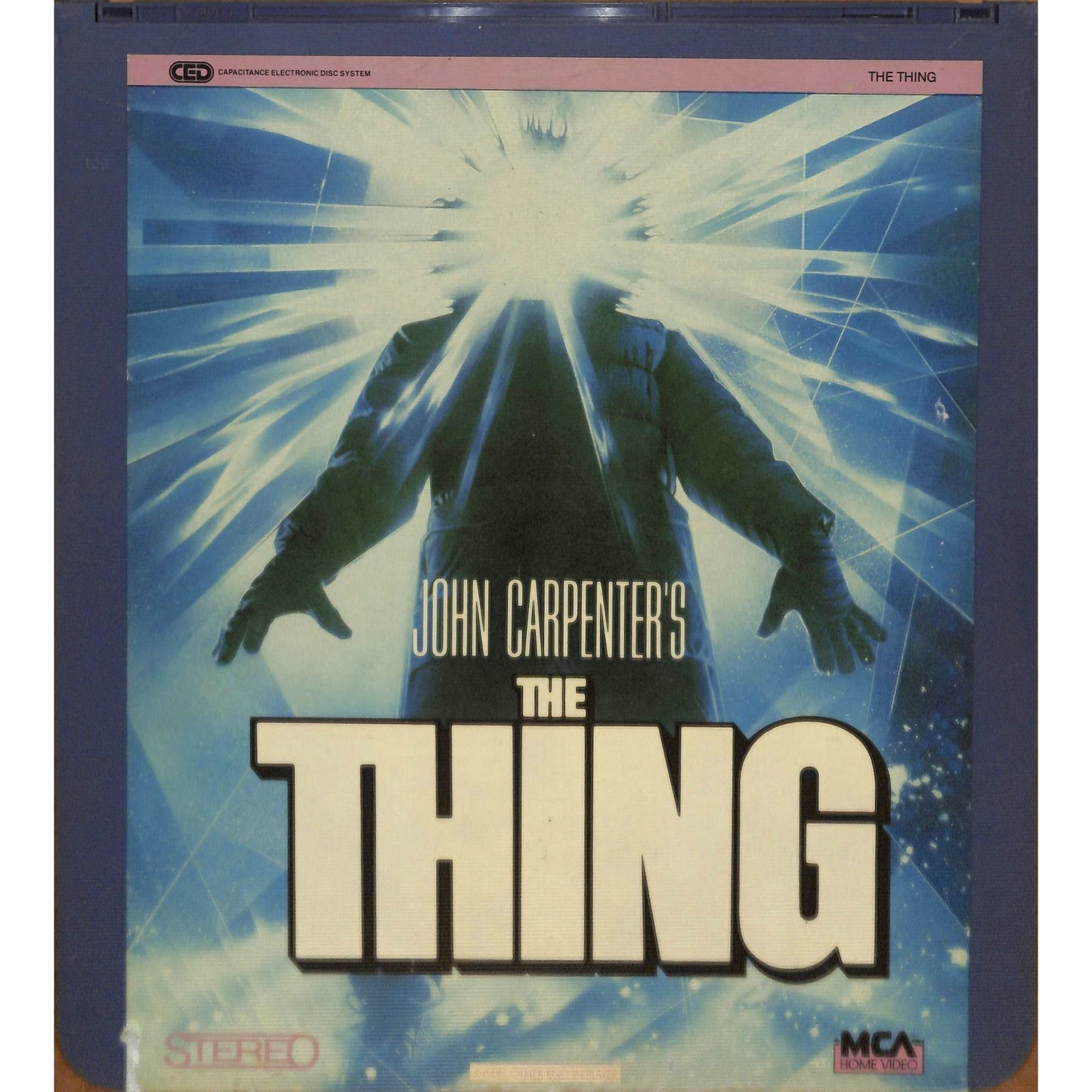 The Thing (1982) Vintage CED RCA SelectaVision Videodisc TESTED WORKING