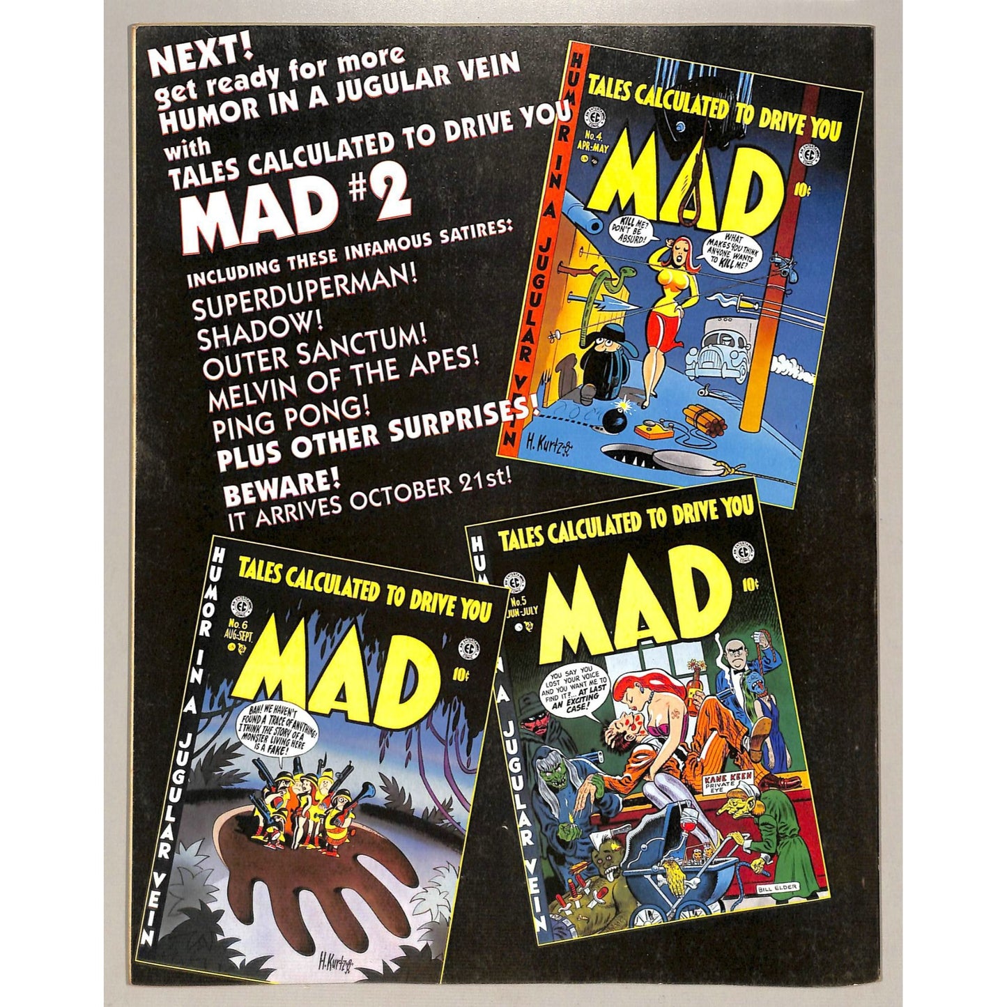 MAD Comic Book Magazine #1 Summer 1997 Excellent Condition