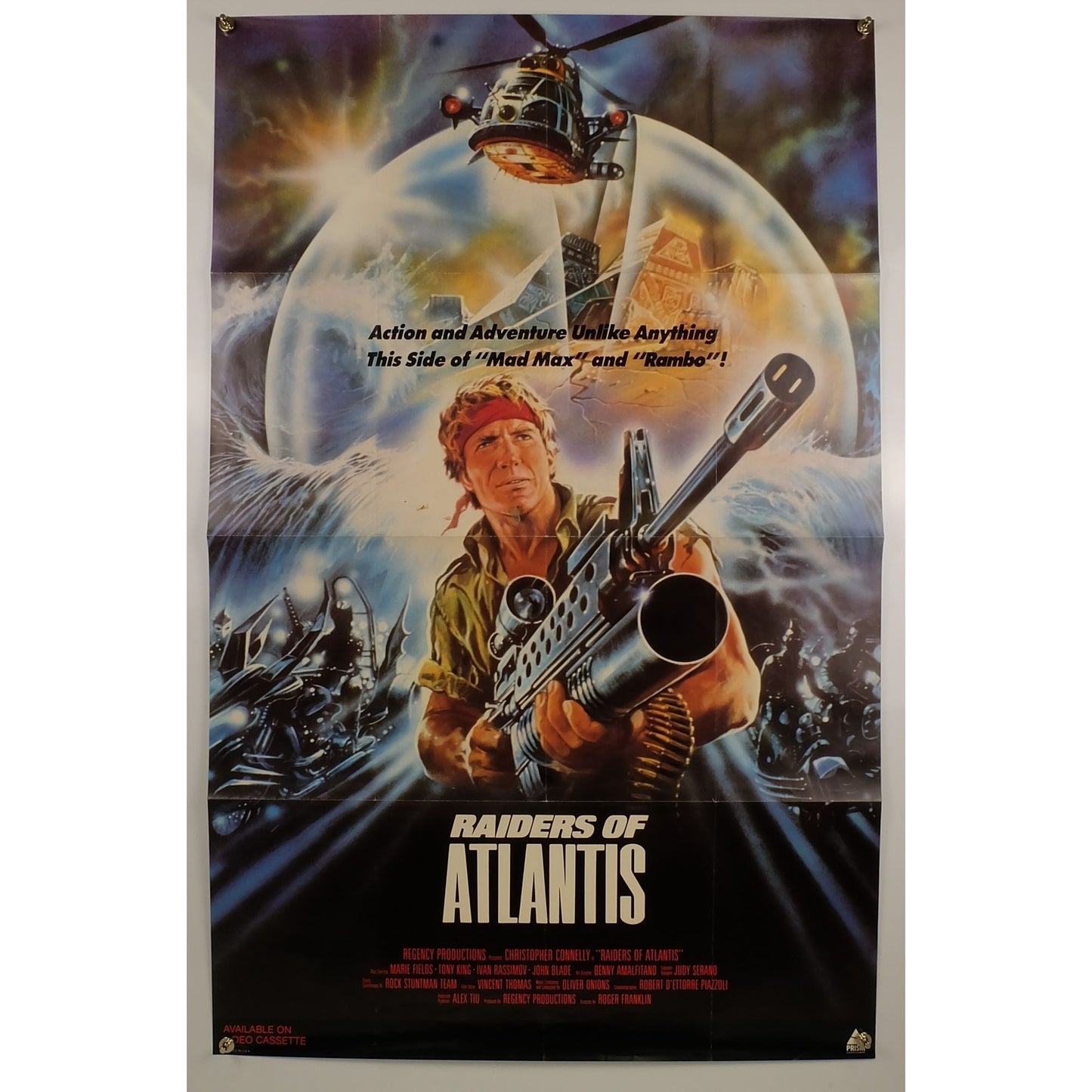 Atlantis Interceptors (1983) Original Movie Poster 27x41