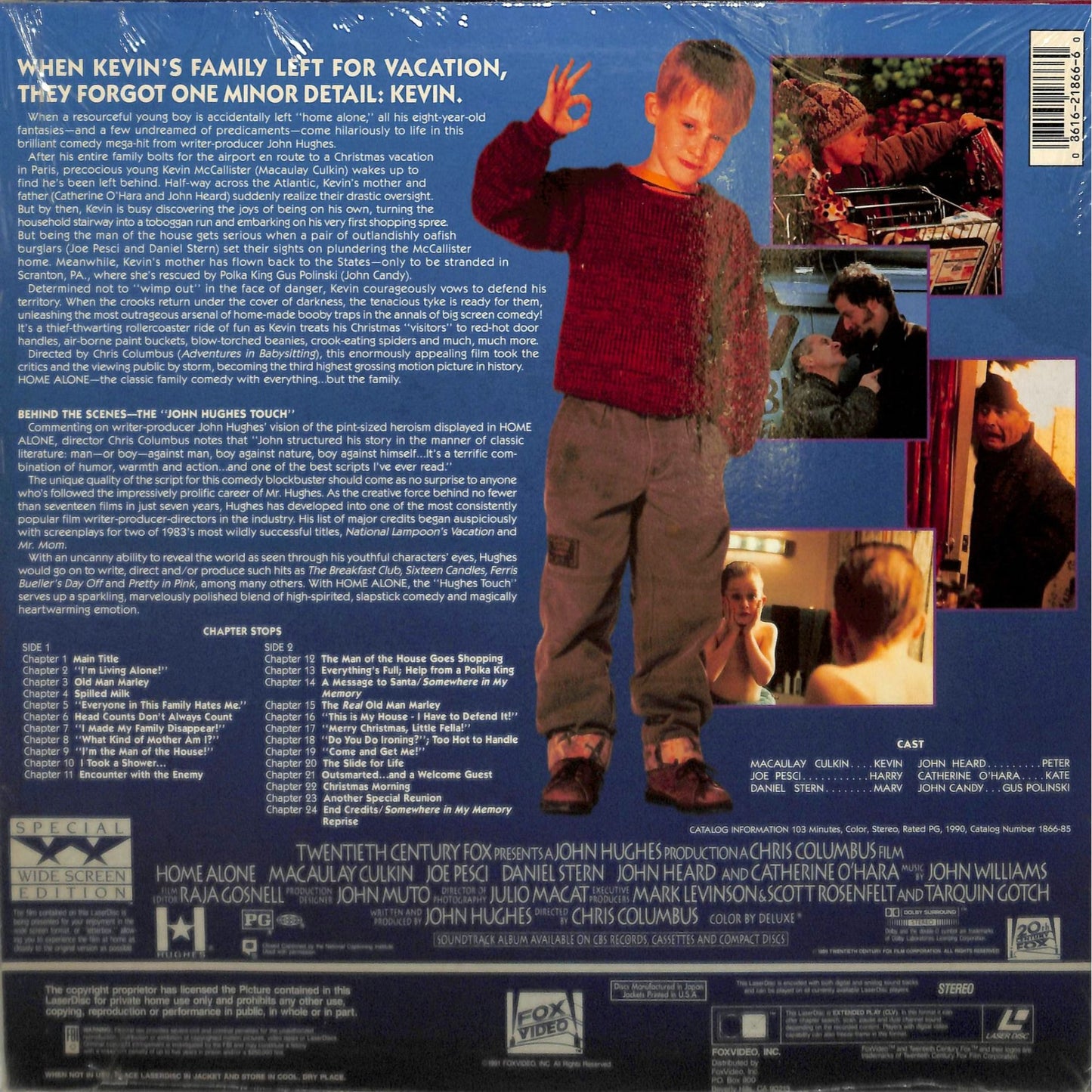 Home Alone (1990) Laserdisc